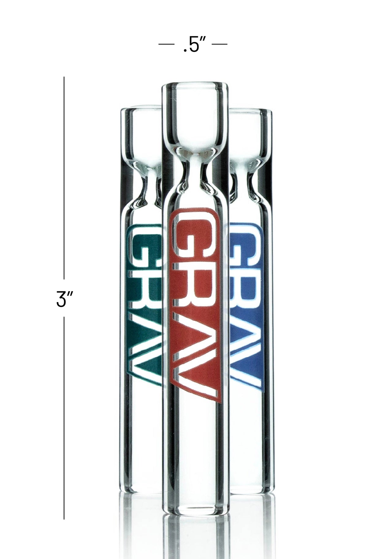 GRAV® 12mm Clear Taster® - Pack of 10