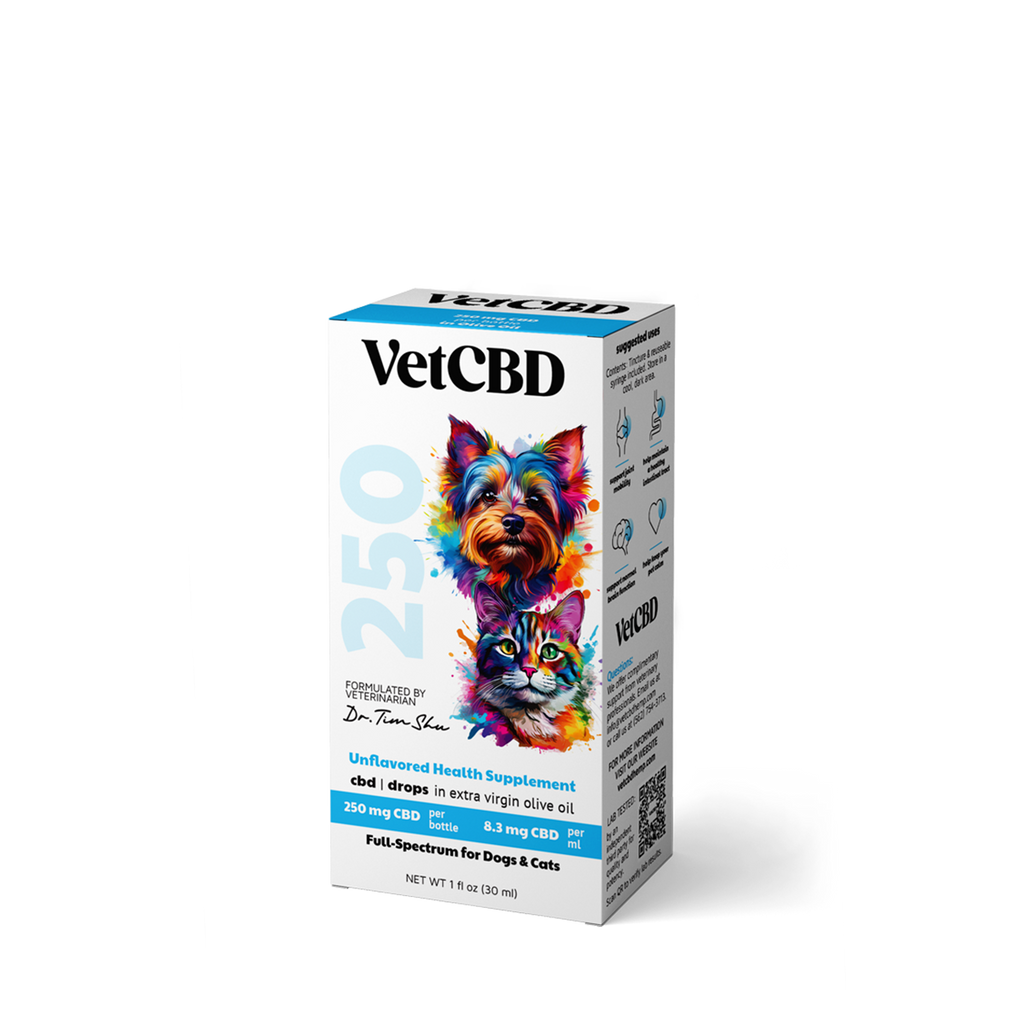 VetCBD Standard Formula Hemp Tincture - Full Spectrum CBD for Dogs And Cats