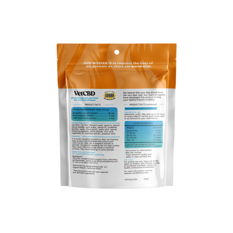 VetCBD Mobility Soft Chews for Dogs - CBD Joint Support | Broad Spectrum