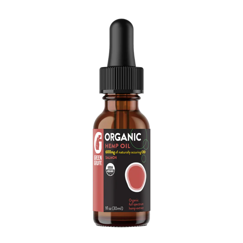Green Gruff Organic CBD Tincture for Dogs – Two Flavors