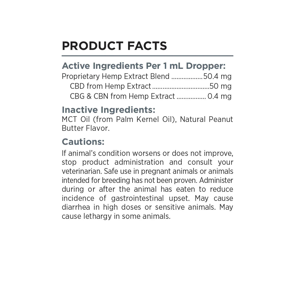 paw cbd Broad Spectrum CBD Oil for Dogs - Peanut Butter | 30 ml