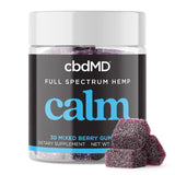 NEW & IMPROVED! cbdMD Full Spectrum Calming CBD Gummies - Mixed Berry | 30 Ct.