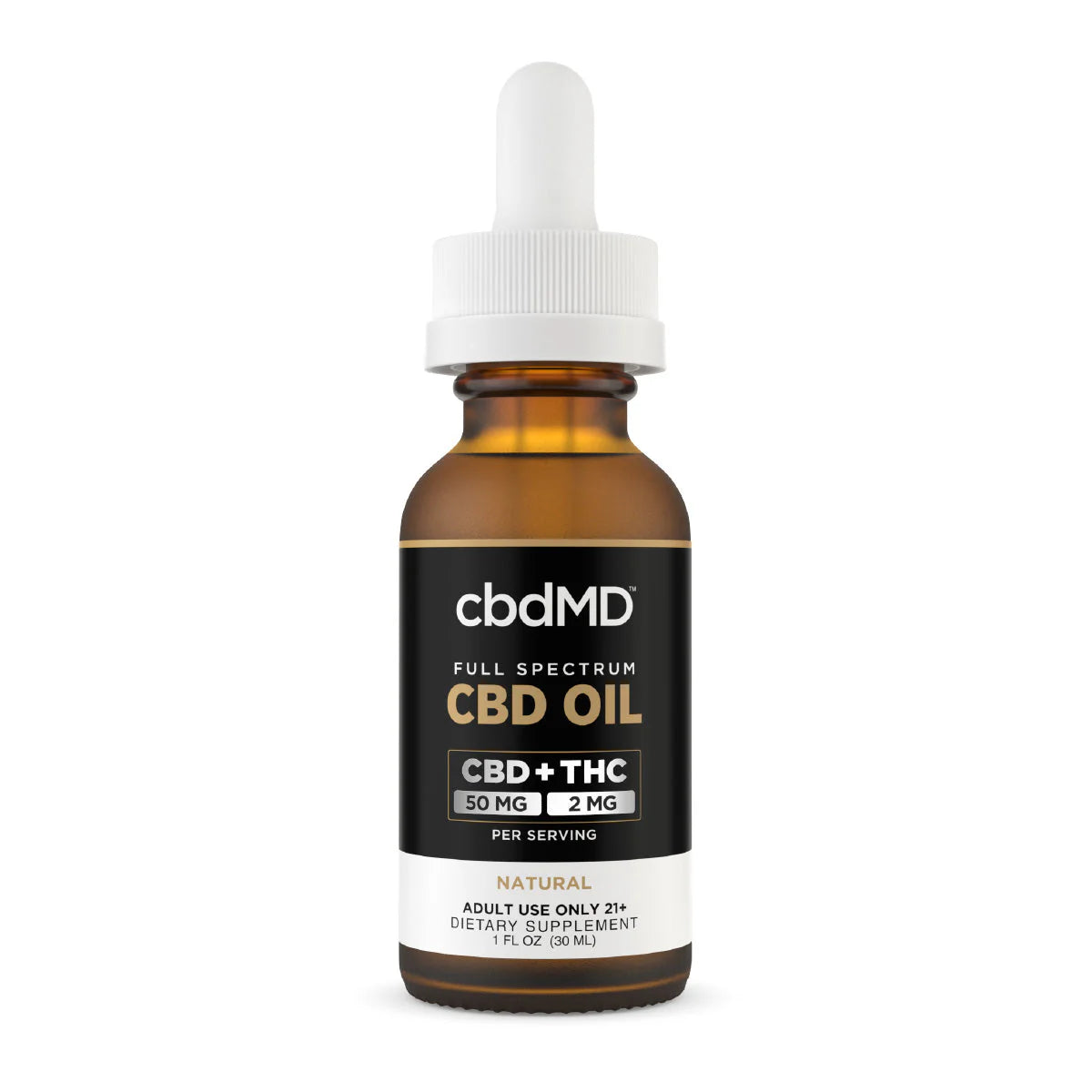 cbdMD Full Spectrum CBD Oil Tincture - Chocolate Mint | 30 ml
