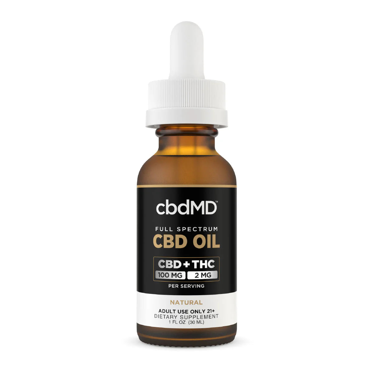 cbdMD Full Spectrum CBD Oil Tincture - Chocolate Mint | 30 ml