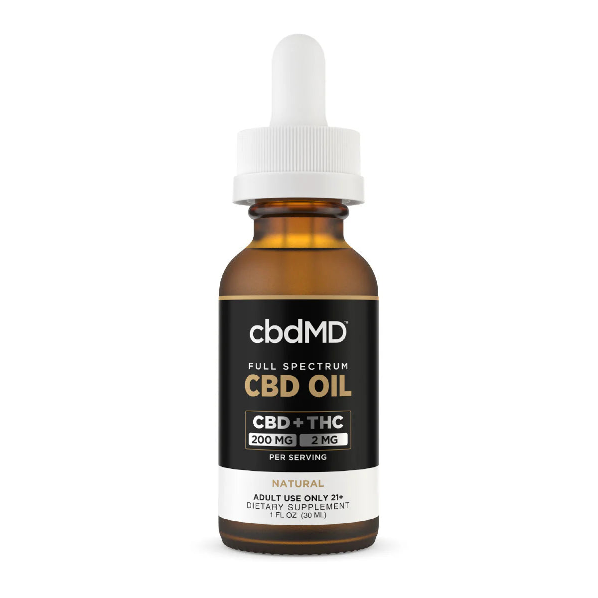 cbdMD Full Spectrum CBD Oil Tincture - Chocolate Mint | 30 ml
