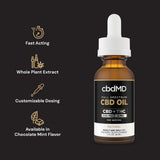 cbdMD Full Spectrum CBD Oil Tincture - Chocolate Mint | 30 ml