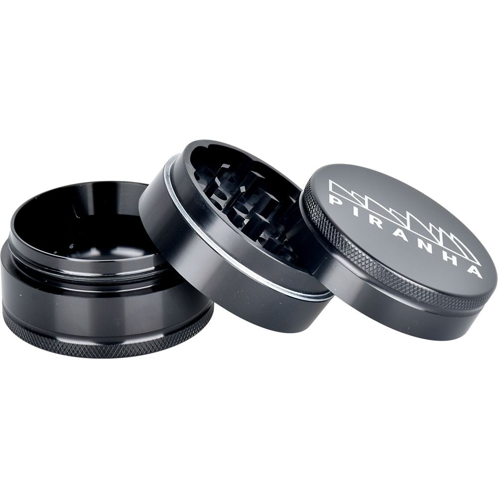 Piranha Grind-and-Store Aluminum Grinder | 3pc | 2.2"