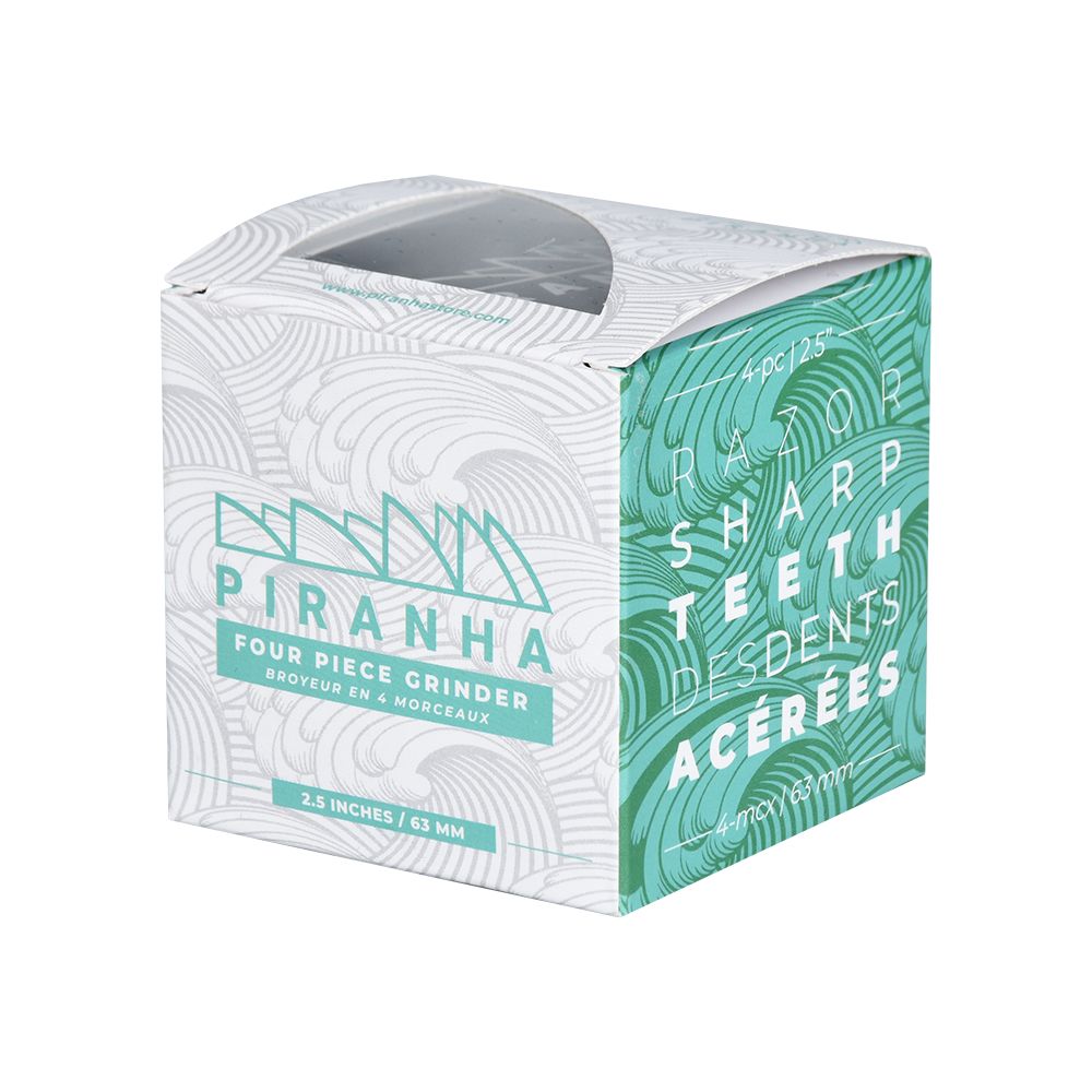 Piranha Pollinator Aluminum Grinder | 4pc | 2.5"