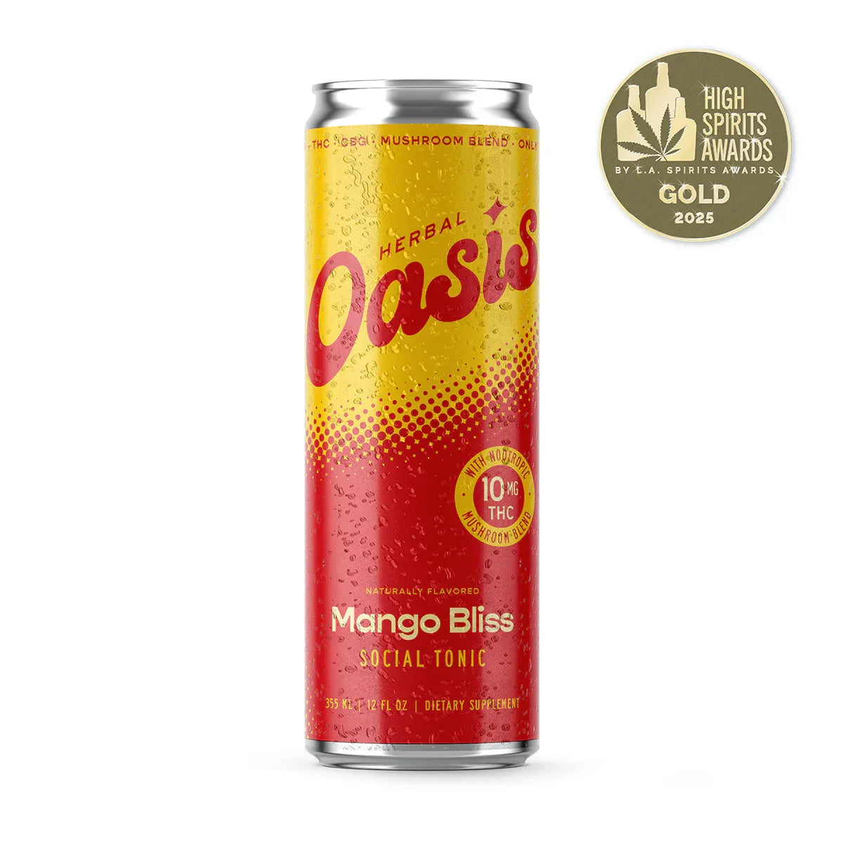 Herbal Oasis Mango Bliss Social Tonic – Delta 9 THC (10mg) | cbdMD