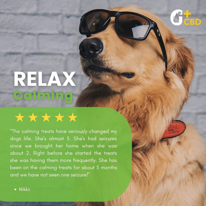Green Gruff RELAX Calming CBD Chews for Dogs – 90 & 24 Count