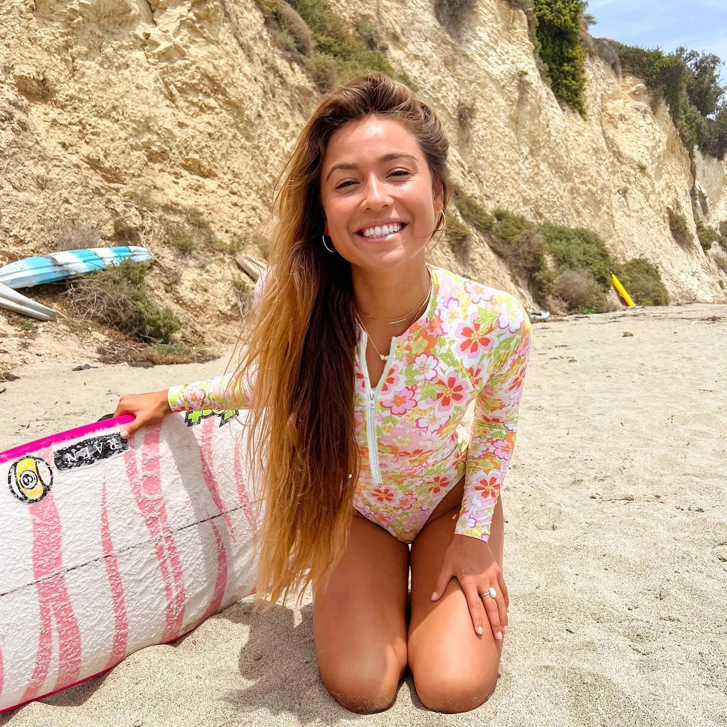 Aurie Long Sleeve Swimsuit - Stylish&Secure – Green Bee Life