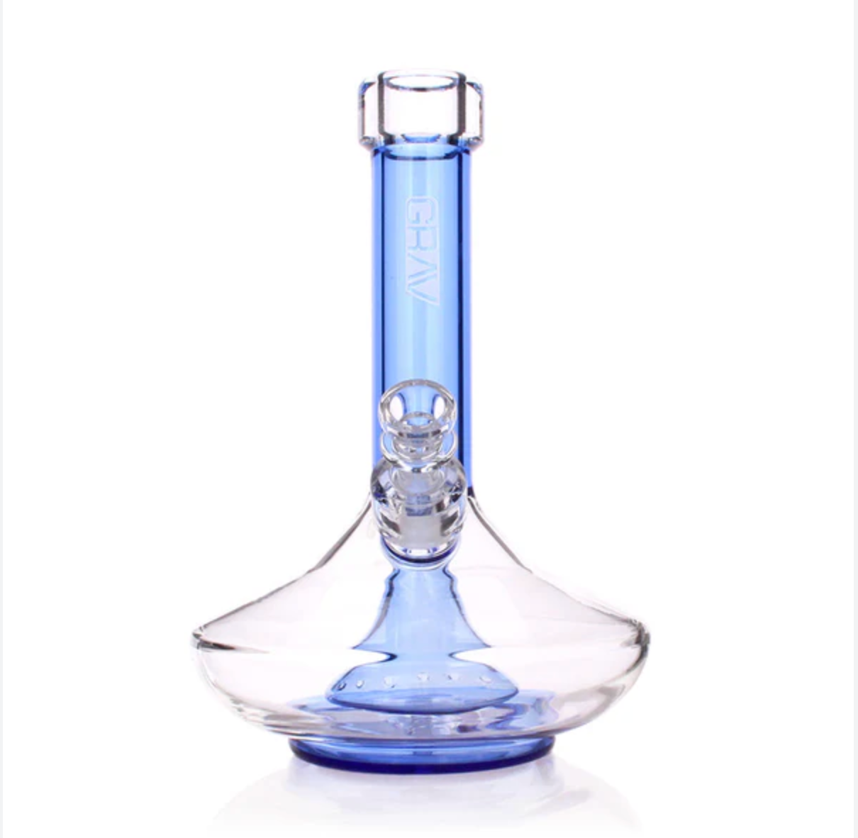 GRAV® Fission Downstem Perc Small Wide Base Bong