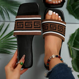 Designer Style Slide On Sandals - Open Toe Slipper