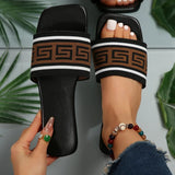 Designer Style Slide On Sandals - Open Toe Slipper