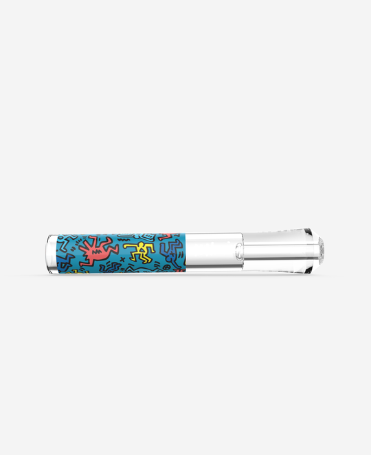 The K.Haring Glass Taster Pipe - Higher Standards Glass Taster - Blue