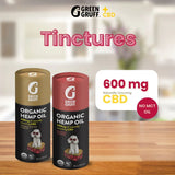 Green Gruff Organic CBD Tincture for Dogs – Two Flavors
