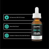 cbdMD Full Spectrum CBD Oil Tincture - Chocolate Mint | 30 ml