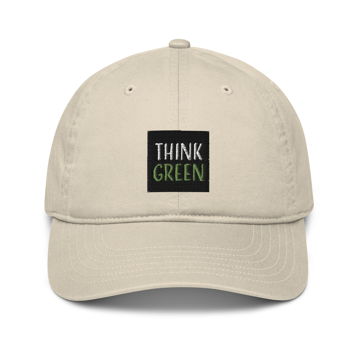 Think Green Organic Cotton Baseball Hat