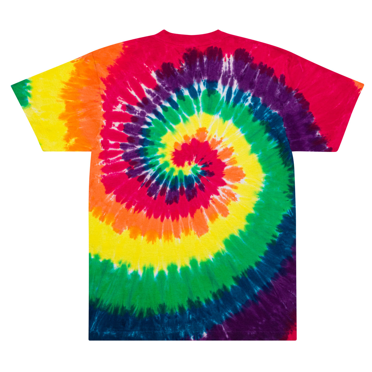 Oversized Tie-Dye T-Shirt with Bee Logo