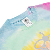 Oversized Tie-Dye T-Shirt with Bee Logo