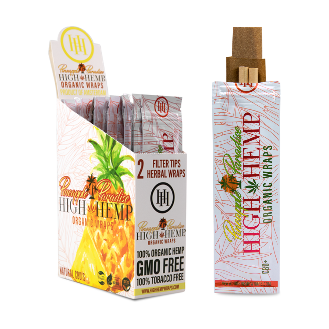 High Hemp Organic Wraps - Hemp Herbal Wrap - Pineapple Paradise