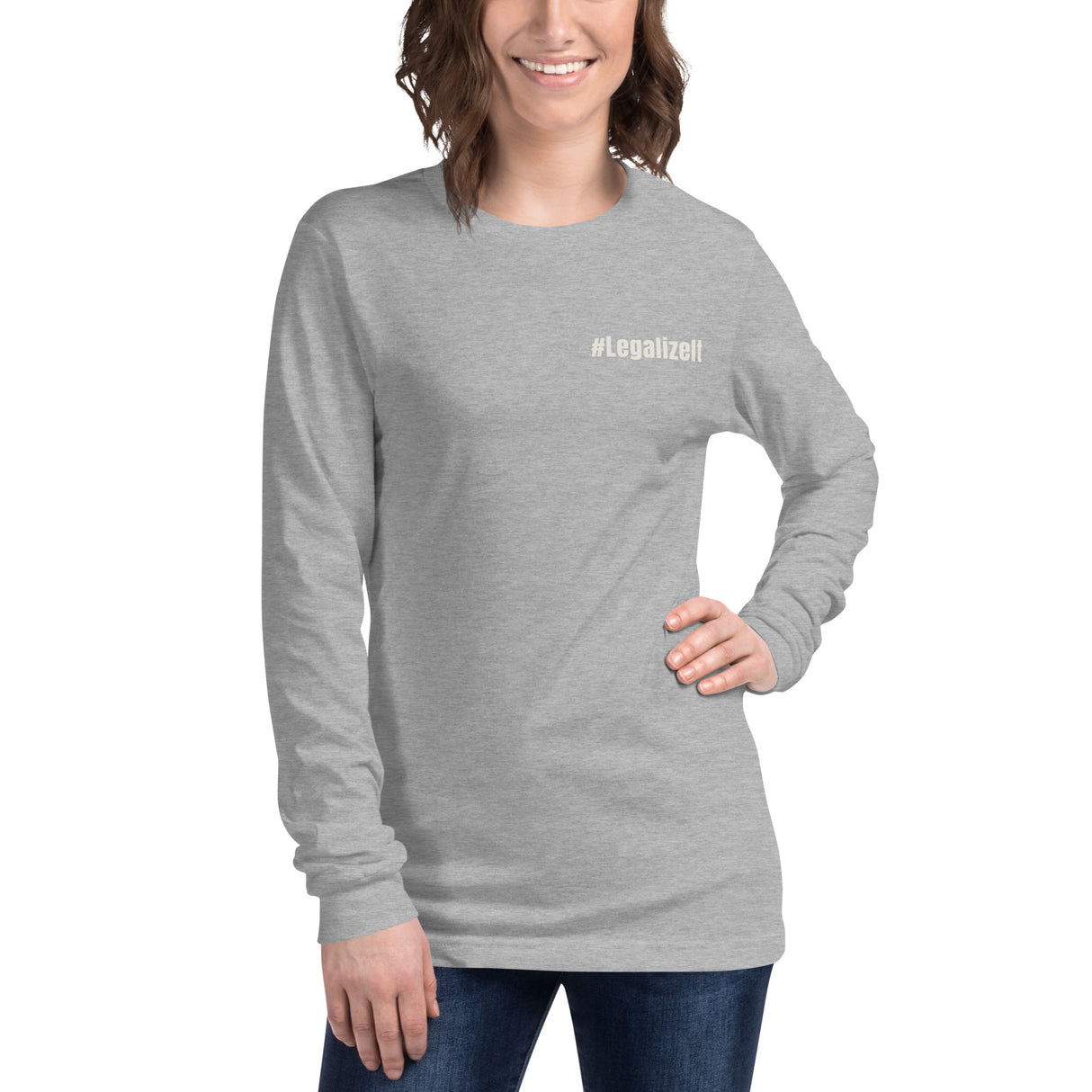 #Legalizeit Long sleeve Cotton T-Shirt - Unisex