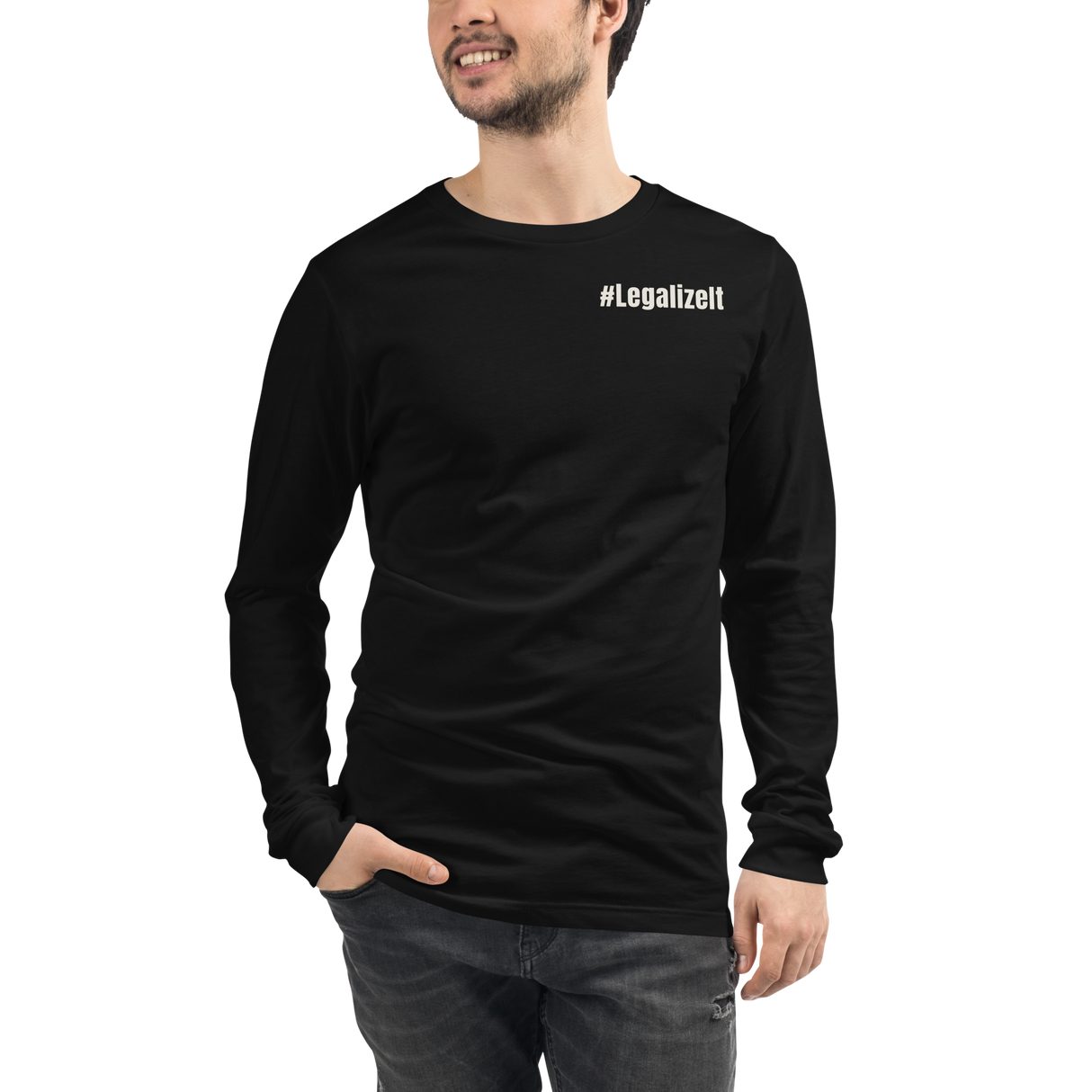 #Legalizeit Long sleeve Cotton T-Shirt - Unisex