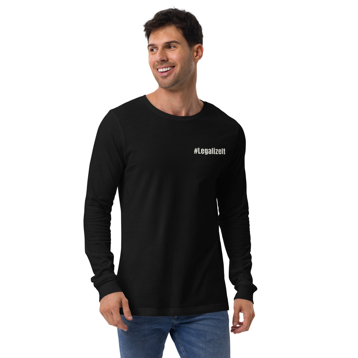 #Legalizeit Long sleeve Cotton T-Shirt - Unisex