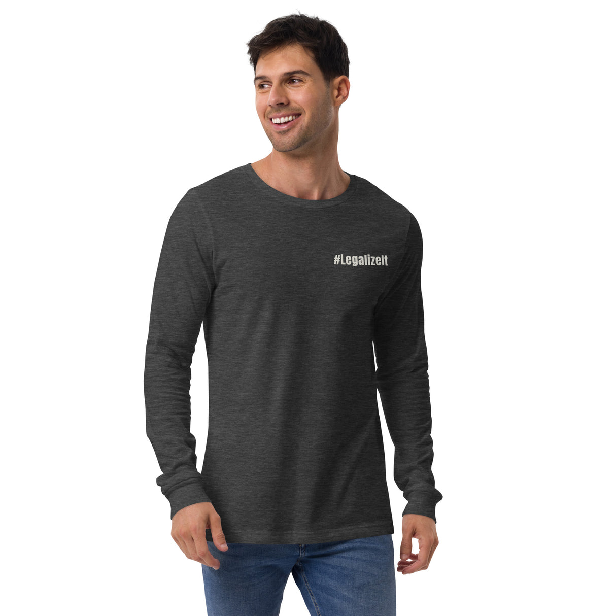 #Legalizeit Long sleeve Cotton T-Shirt - Unisex