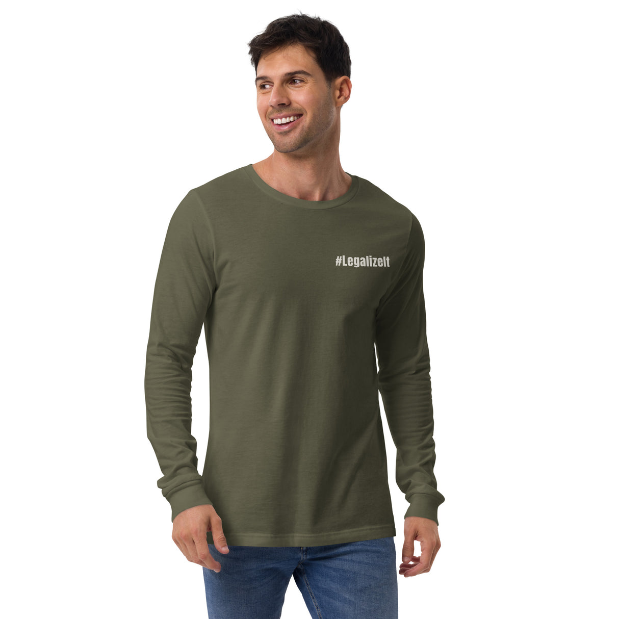 #Legalizeit Long sleeve Cotton T-Shirt - Unisex