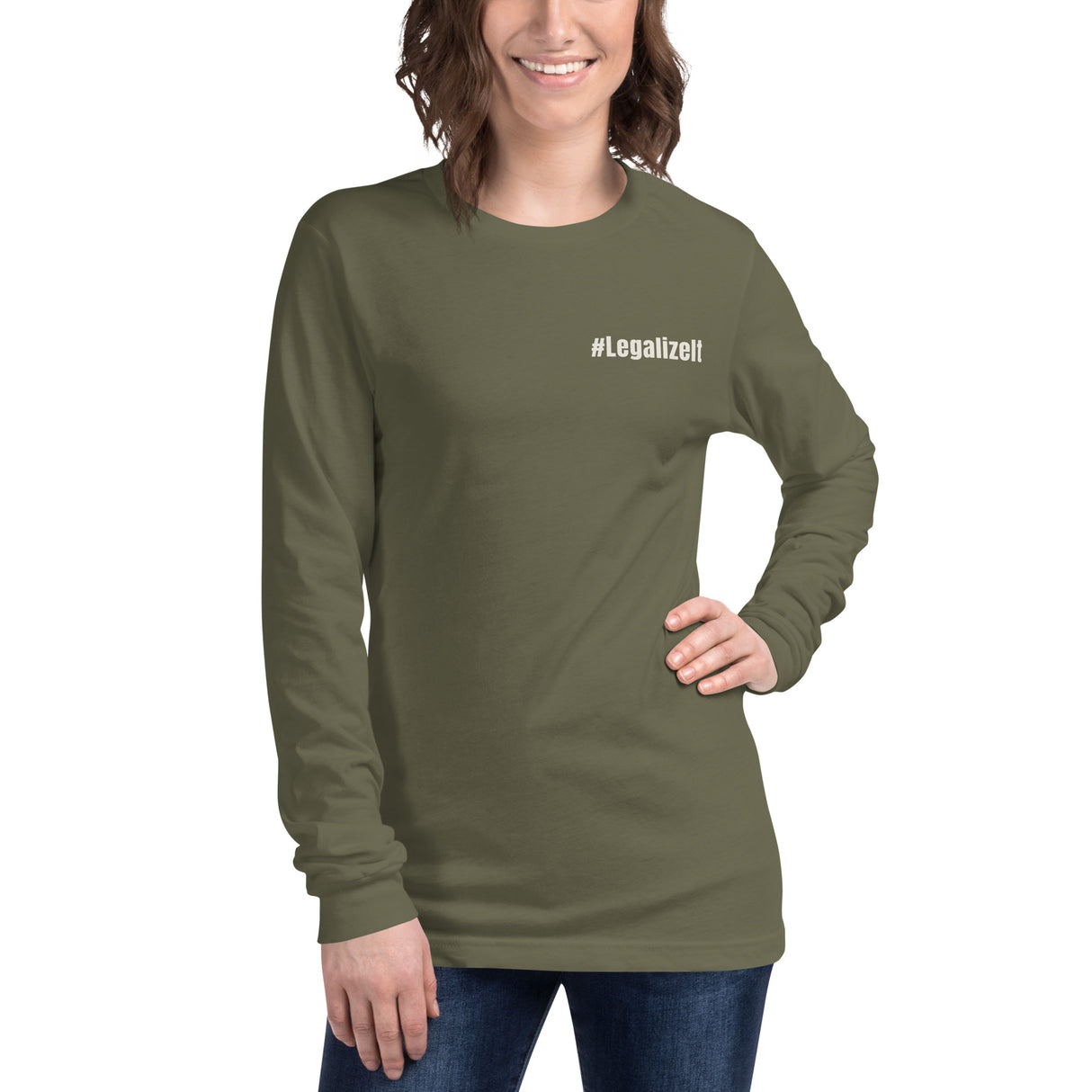 #Legalizeit Long sleeve Cotton T-Shirt - Unisex