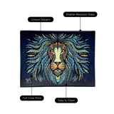 Tribal Lion Glass Rollin' Tray