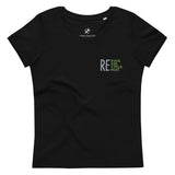 Women's Fitted Eco Tee - Embroidered Recycle Logo