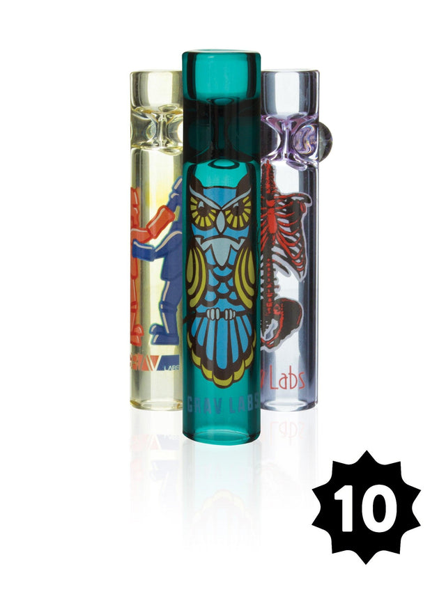 GRAV® 16mm Whimsical Taster® - Pack of 10 | One Hitter Pipe