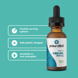 paw cbd Broad Spectrum CBD Cat Oil Tincture - Natural Flavor | 30 ml