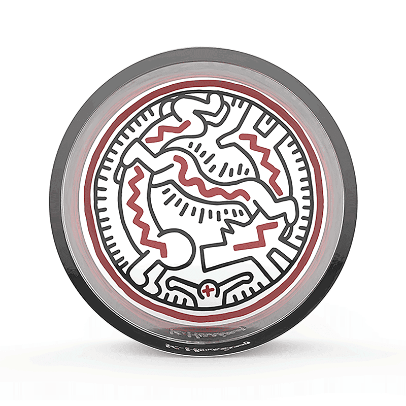 Keith Haring by Higher Standards Glass Catchall - Snake People