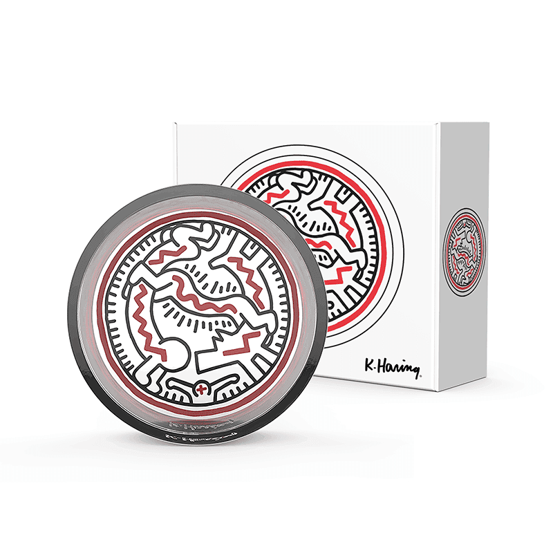Keith Haring by Higher Standards Glass Catchall - Snake People