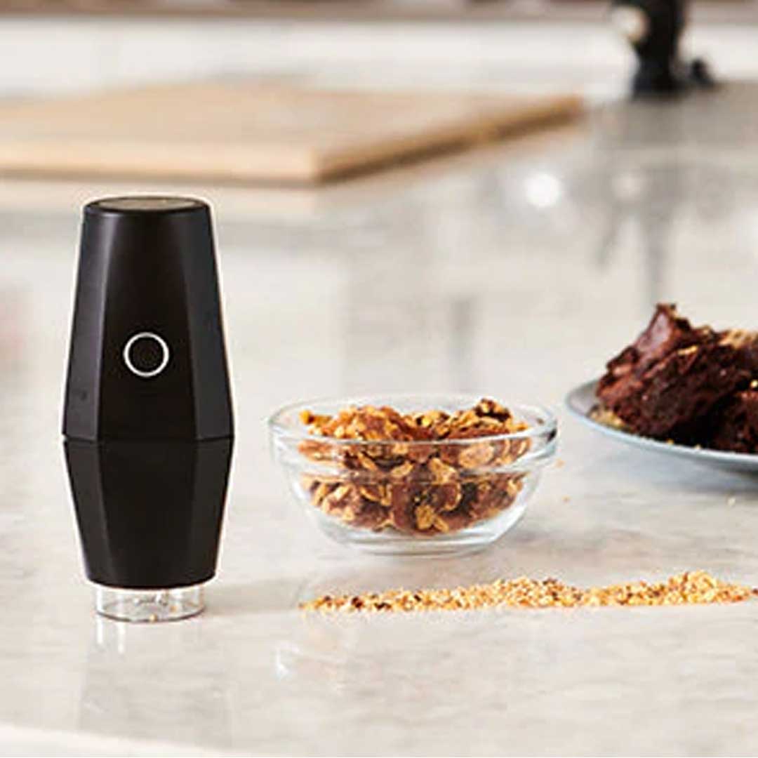  Electric Smart Herb and Spice Grinder - OTTO by Banana Bros  with Pollen Catcher: Home & Kitchen