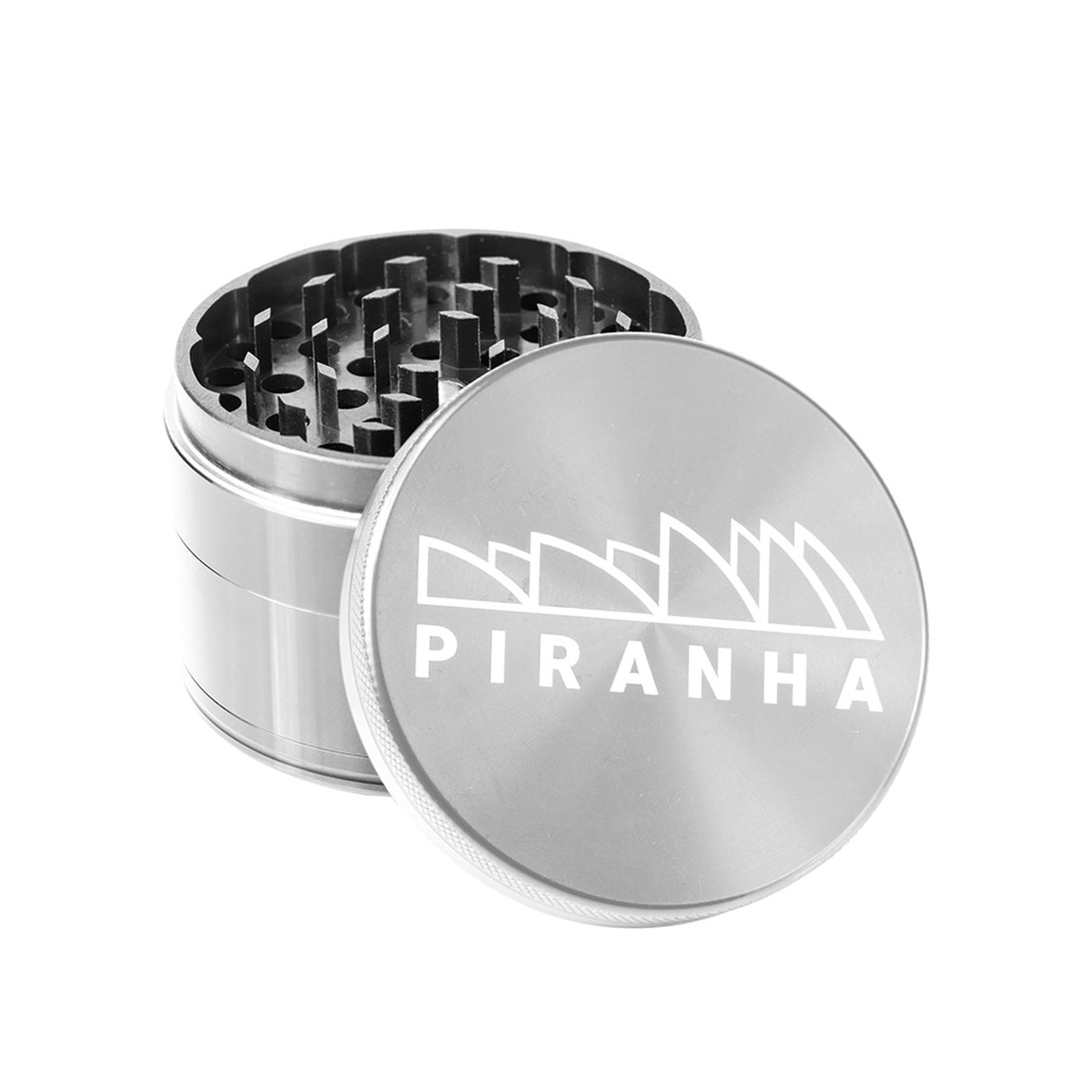 Piranha 4 Piece Aluminum Grinder - 2.2 Inch