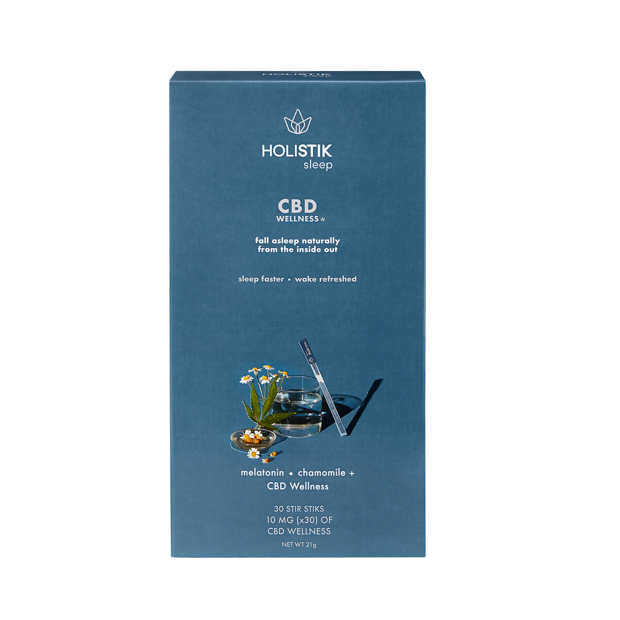 HOLISTIK Wellness CBD Drink Mix - Sleep Stir STIK - 10 mg