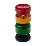 Reggae Color 4-Piece Weed Grinder - Medium - Santa Cruz Shredder 