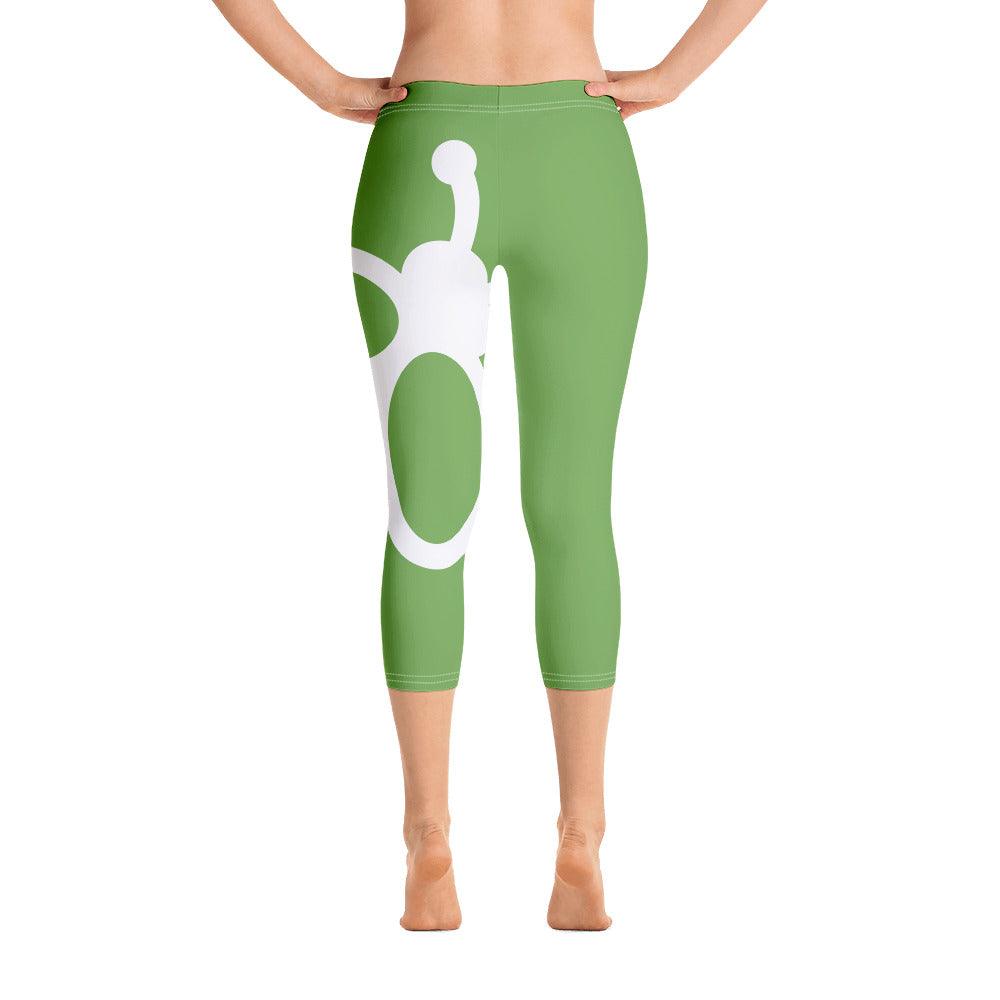 Capri Yoga Leggings Classic Bee | Green Bee Life.