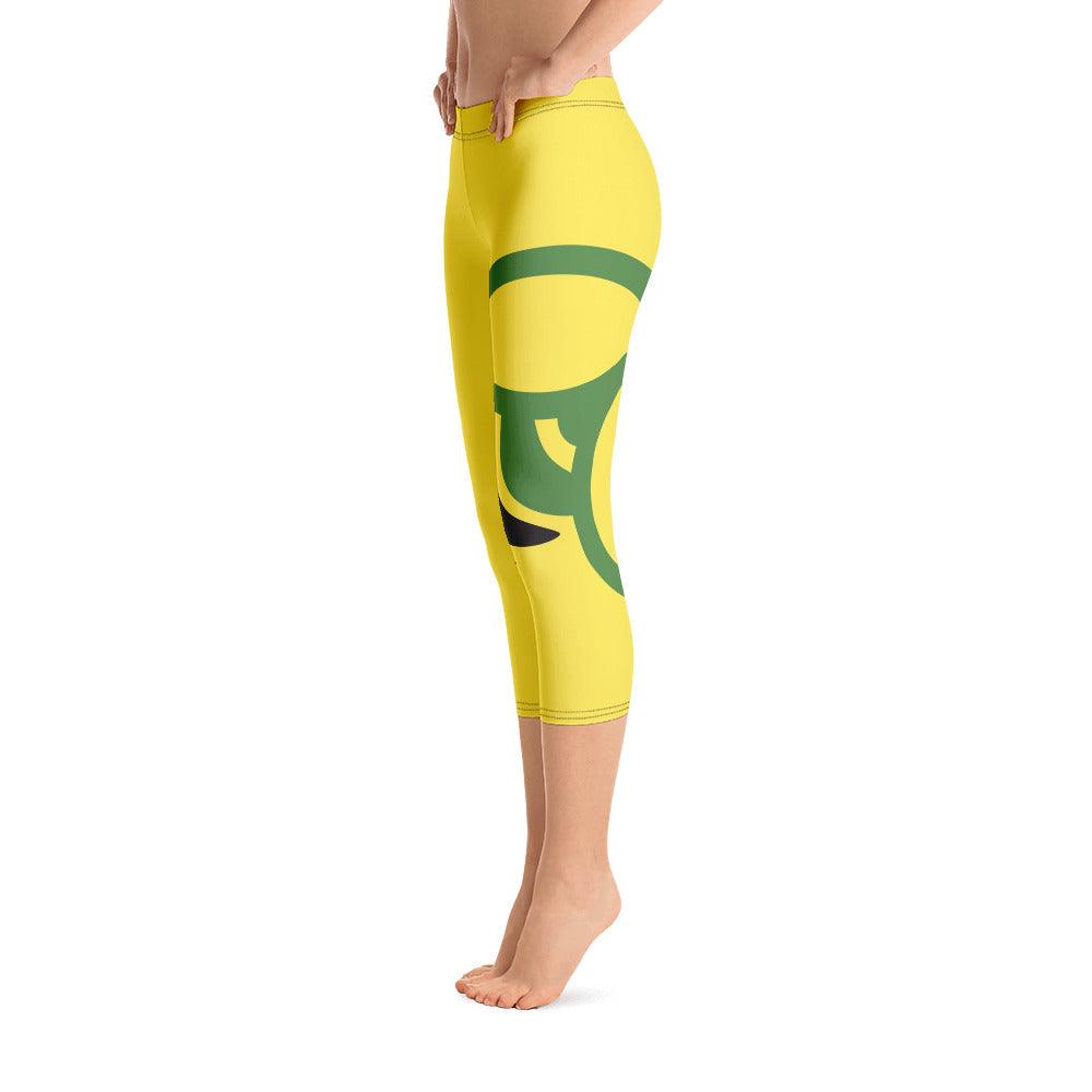 Capri Yoga Leggings Classic Bee | Green Bee Life.