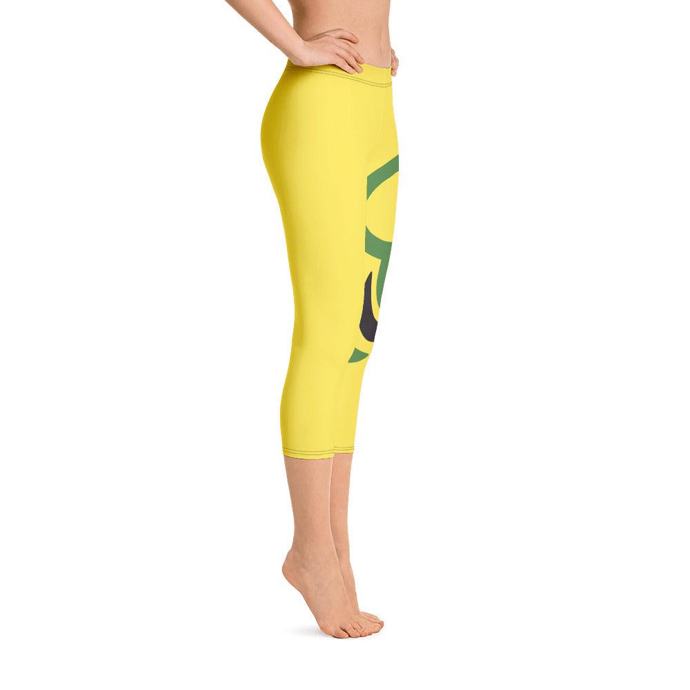 Capri Yoga Leggings Classic Bee | Green Bee Life.