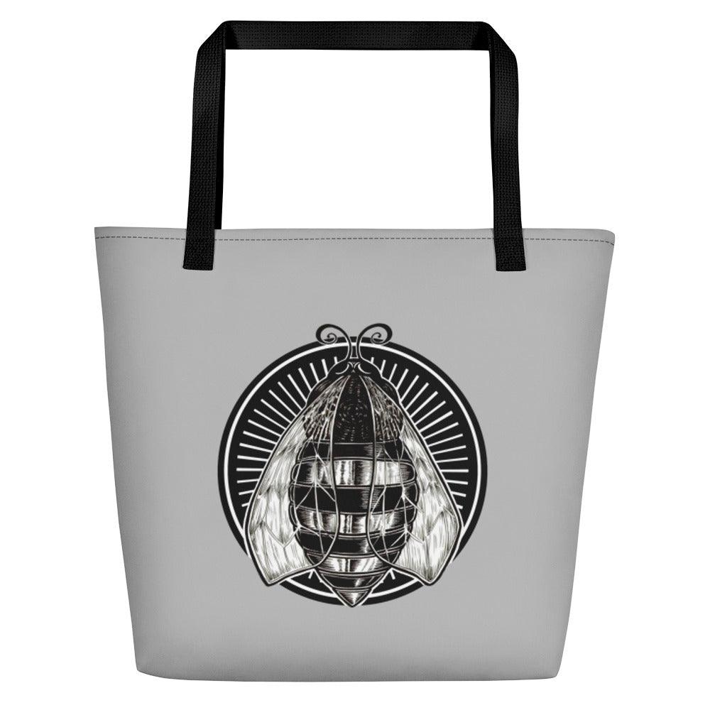 A Trendy Tote Bag with Hive Bee Design | Green Bee Life.