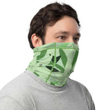 Neck Gaiter & Head Band/Bandana Face Mask - 5+ Ways to Wear | Hemp Leaf Print