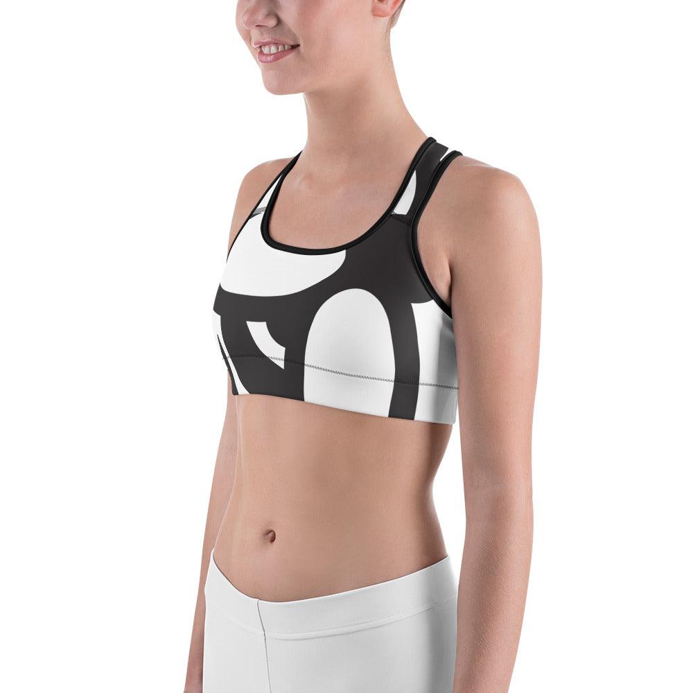 Sports Bra Classic Bee White and Green | Green Bee Life.