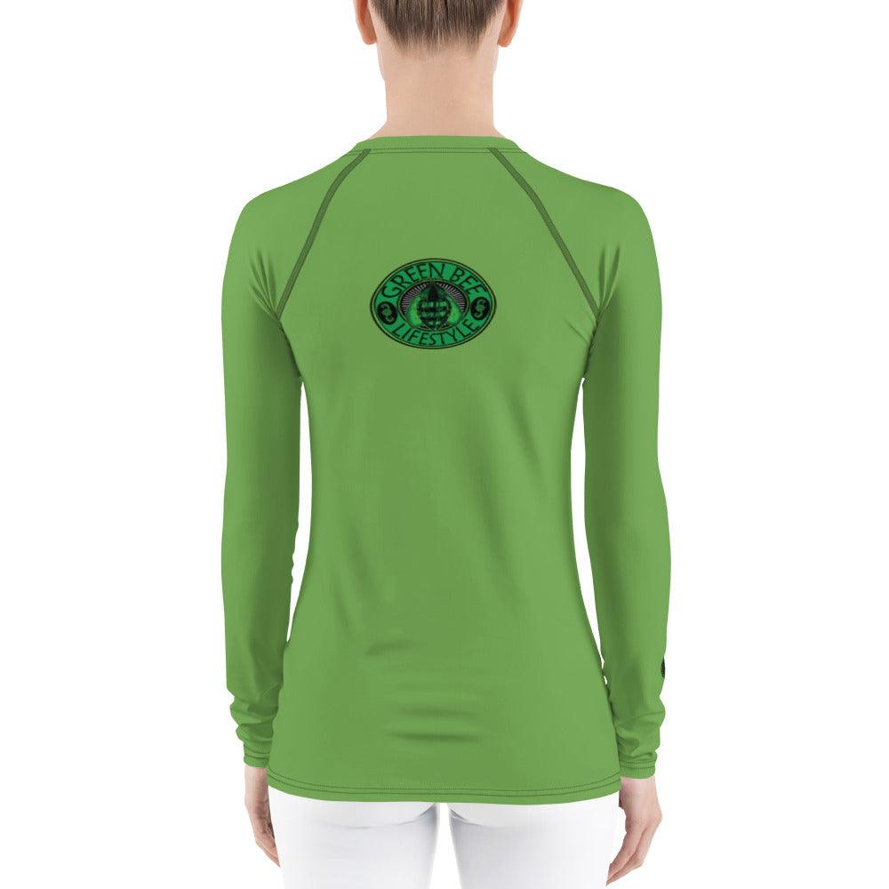 Women's UPF 40+ UV Sun Protection T-Shirt  | Green Bee Life.