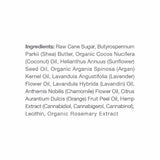 Natural ingredients used in the CBDmd Botanicals CBD Body Sugar Scrub, emphasizing the product's commitment to organic and skin-friendly components