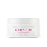 CBDmd Botanicals CBD Body Sugar Scrub jar with the lid securely closed, emphasizing its premium packaging